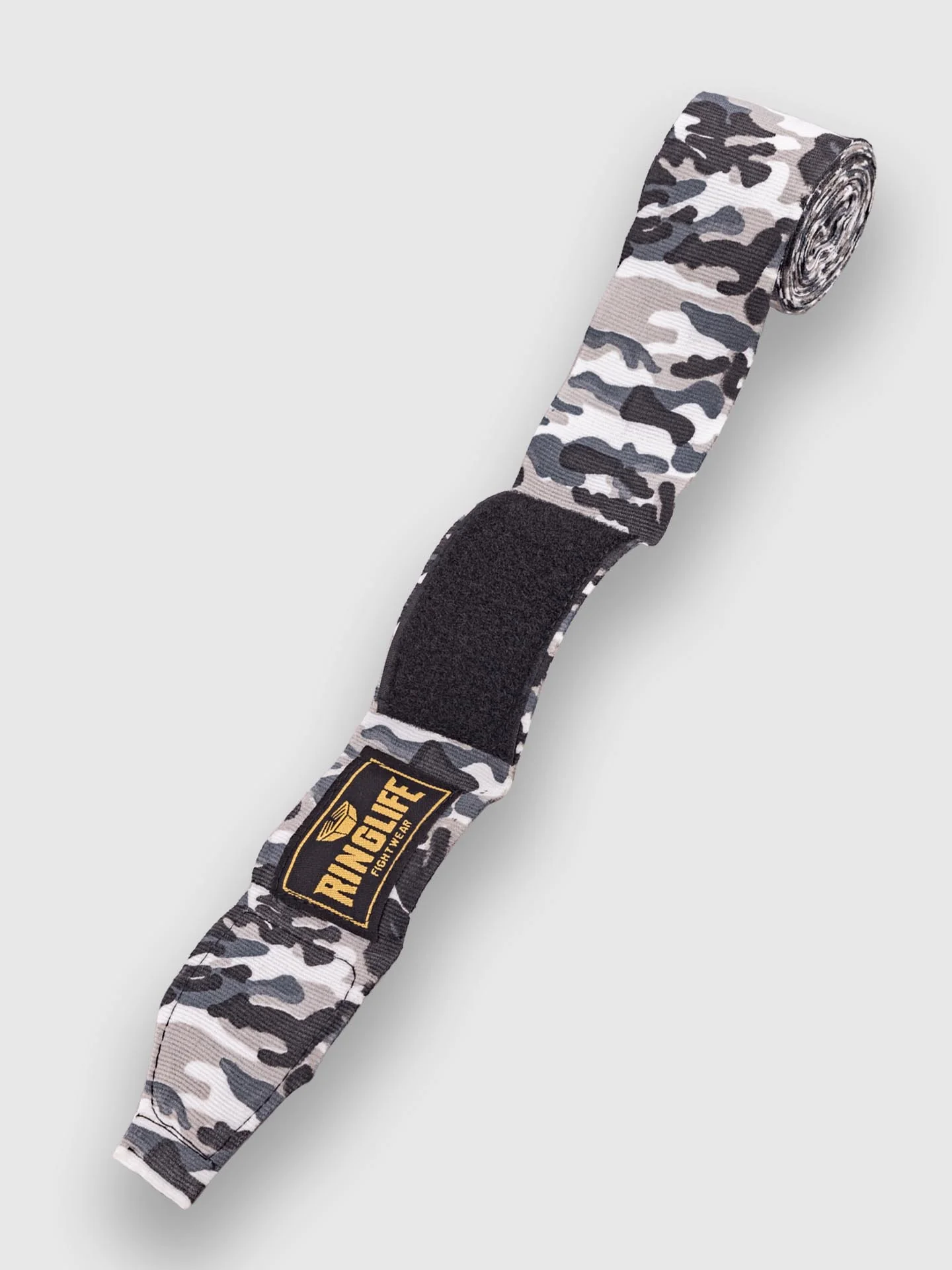 RINGLIFE Boxbandagen, Logo, 4,5 m, camo grau - Image 4