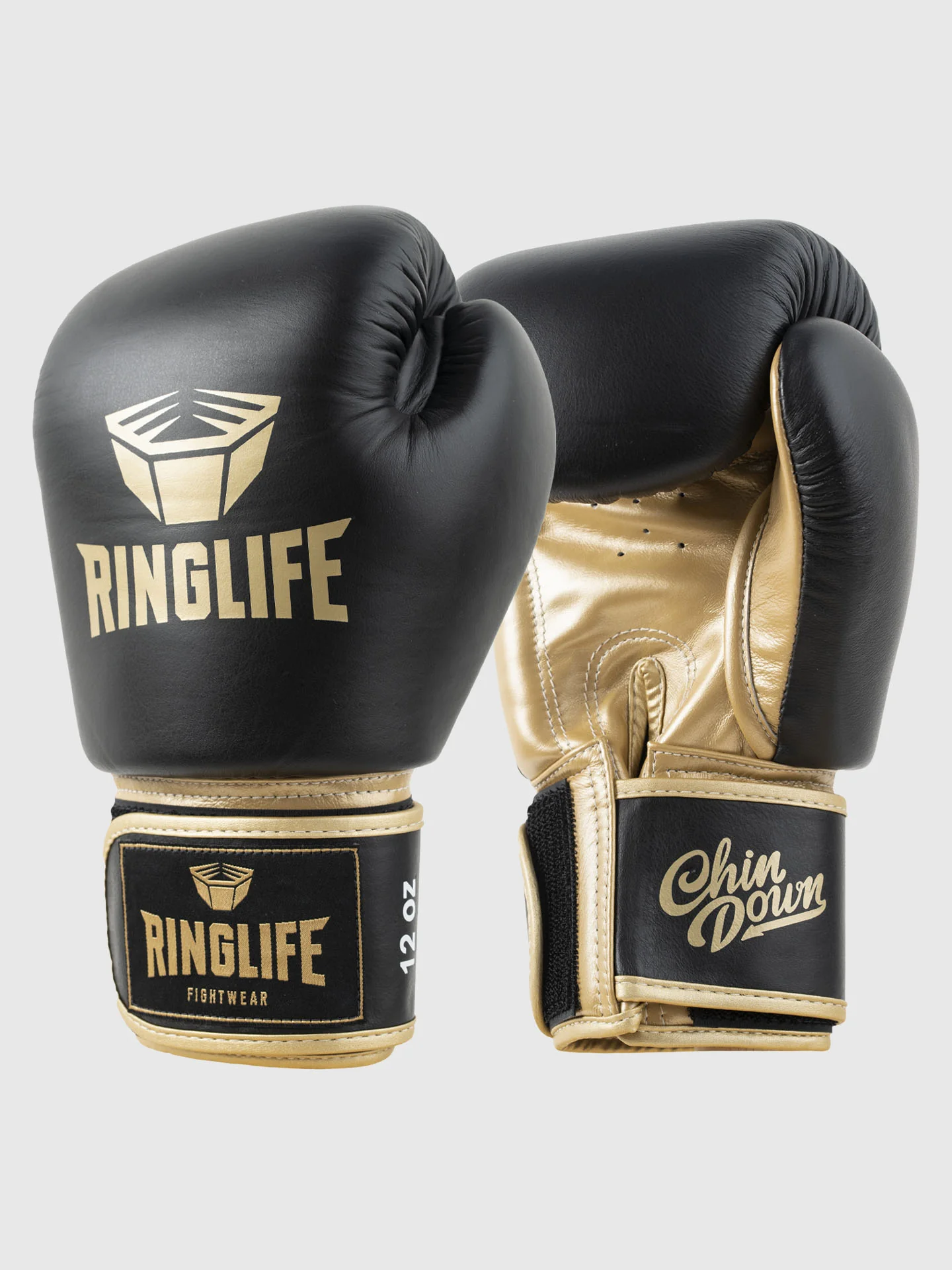 RINGLIFE Boxhandschuhe - Logo Premium schwarz-gold - Image 8