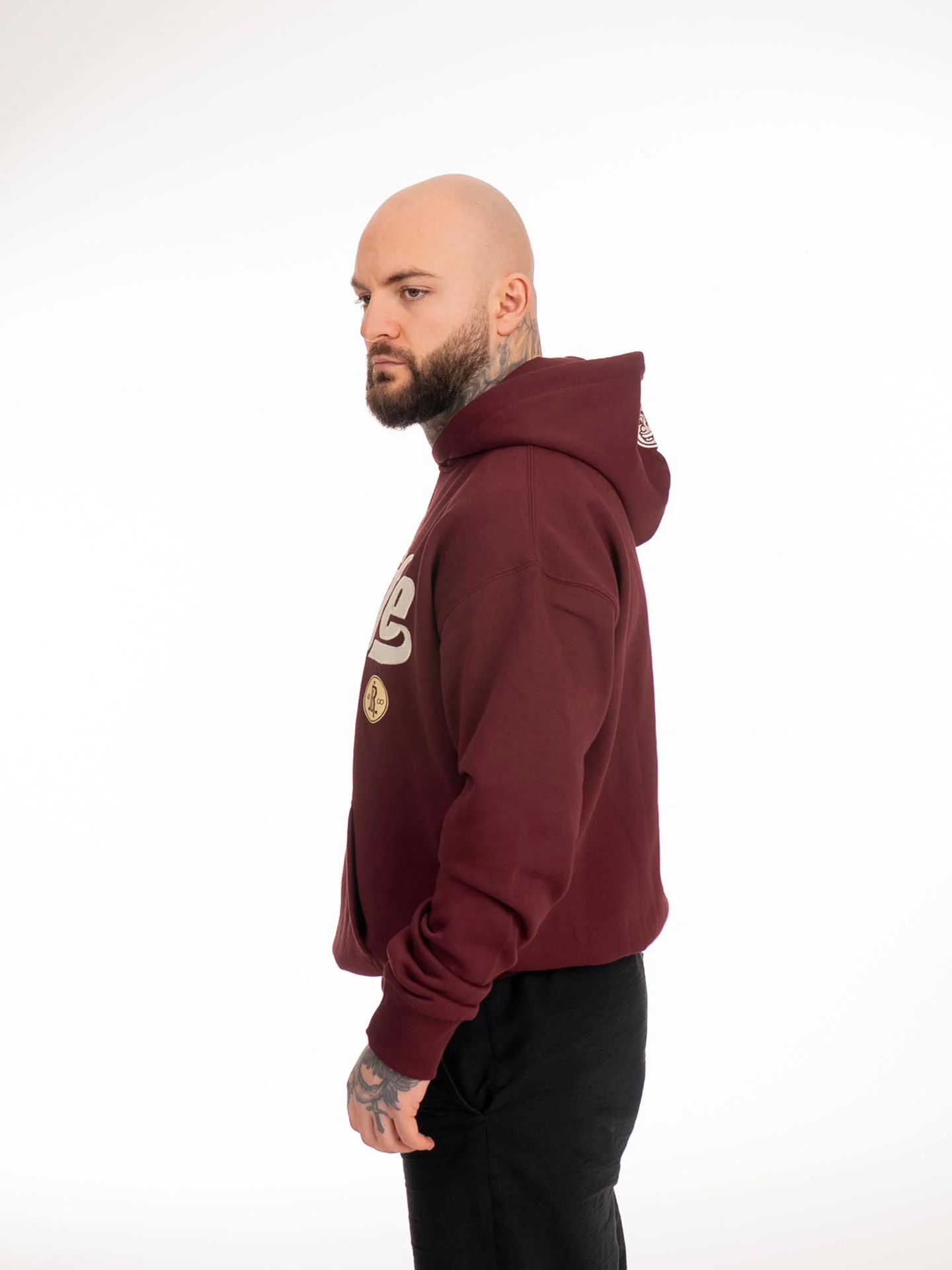 RINGLIFE Hoodie, College, dunkelrot - Image 3
