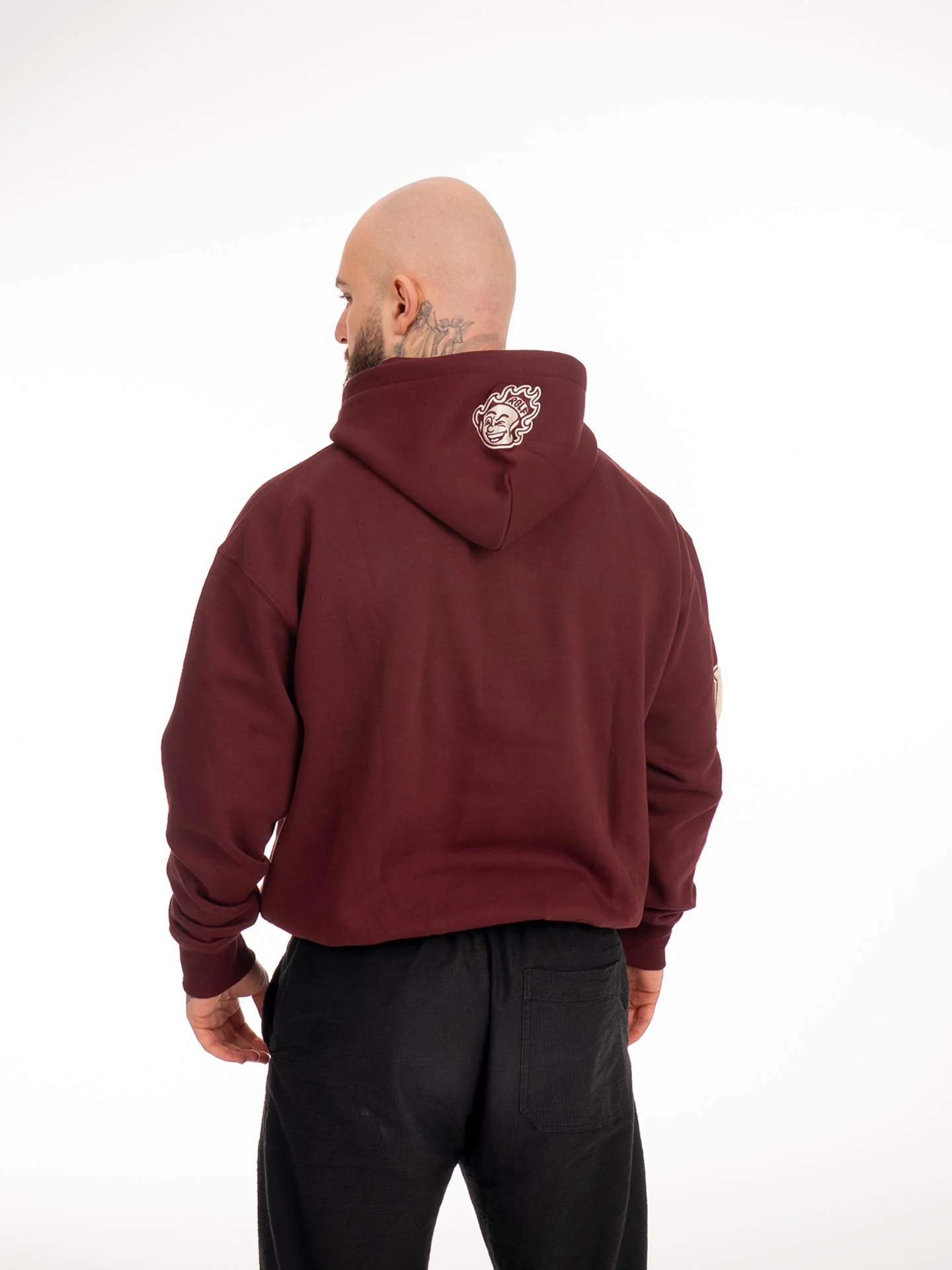 RINGLIFE Hoodie, College, dunkelrot - Image 5