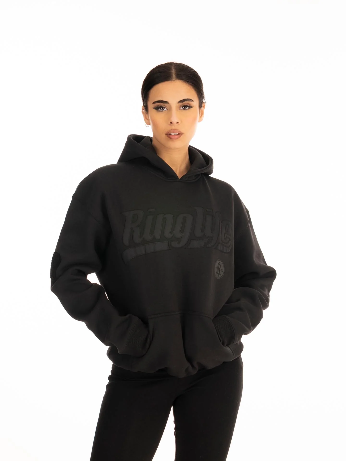 RINGLIFE Hoodie, College, schwarz-matt - Image 8
