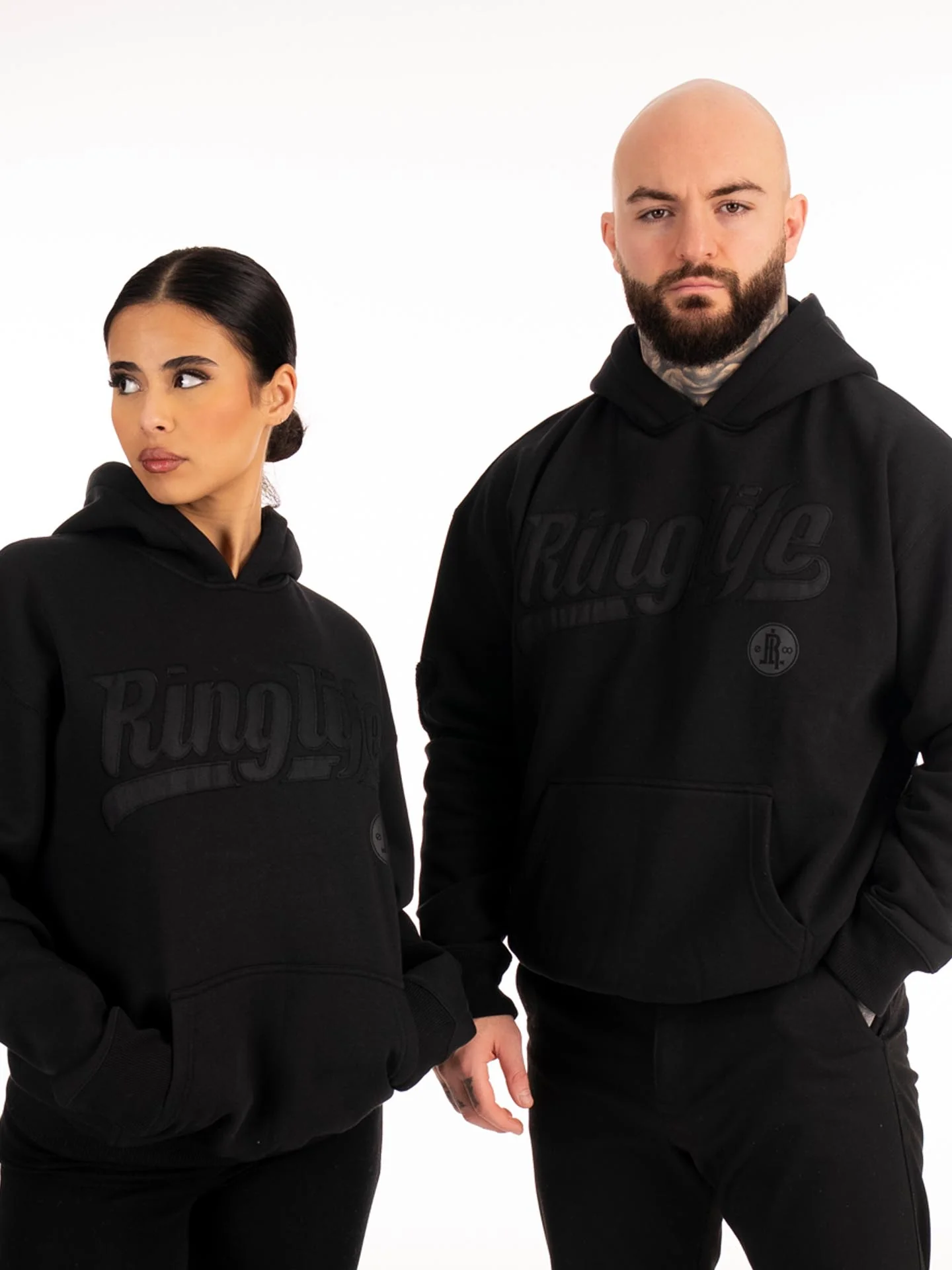 RINGLIFE Hoodie, College, schwarz-matt - Image 9