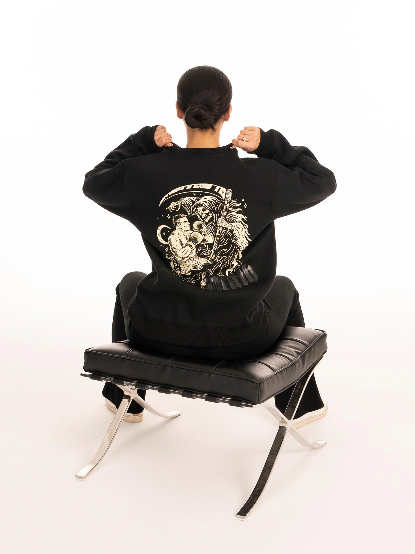 RINGLIFE Pullover, Defy Death, schwarz - Image 8