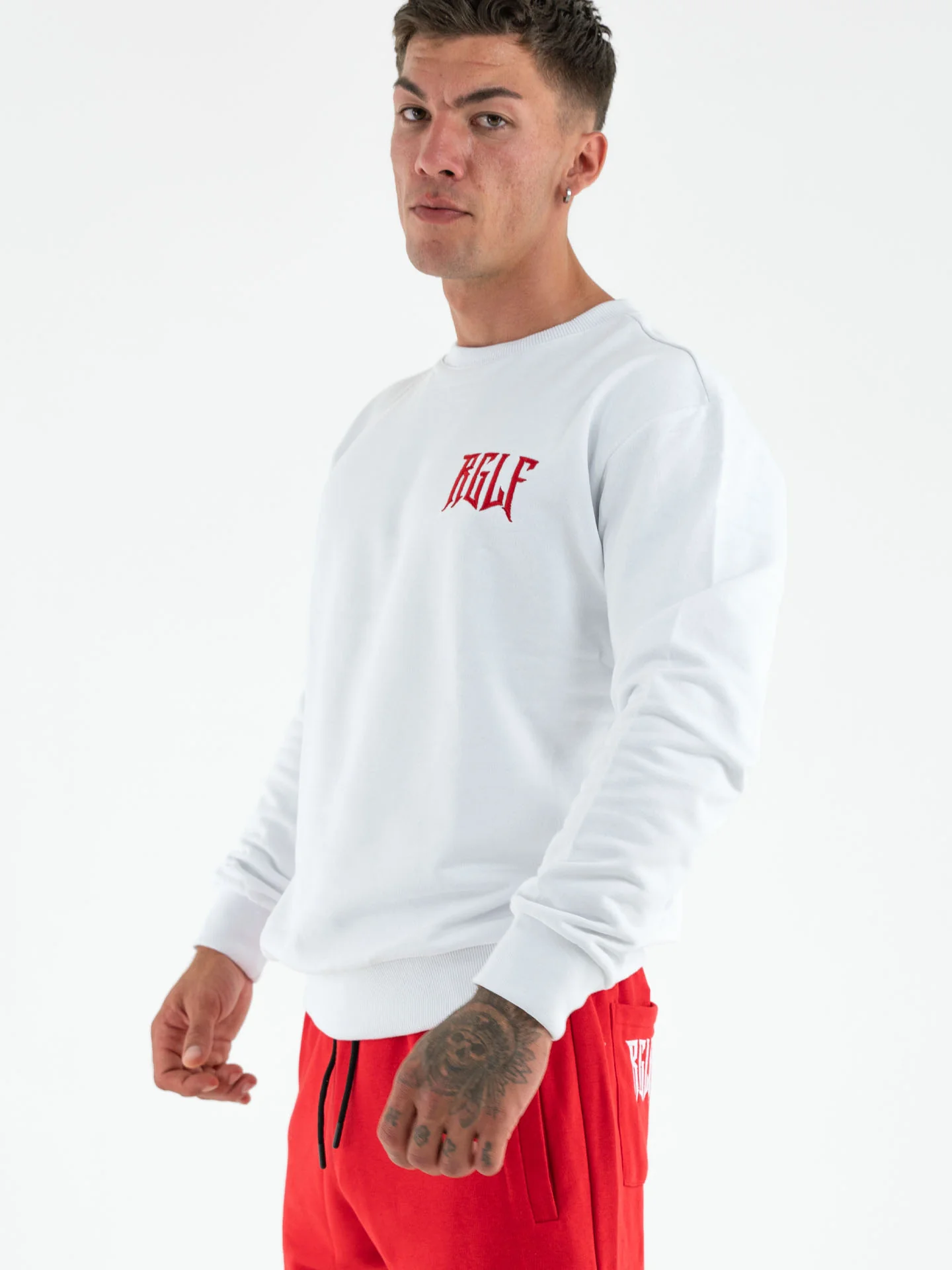 RINGLIFE Pullover - Everything weiß-rot - Image 3