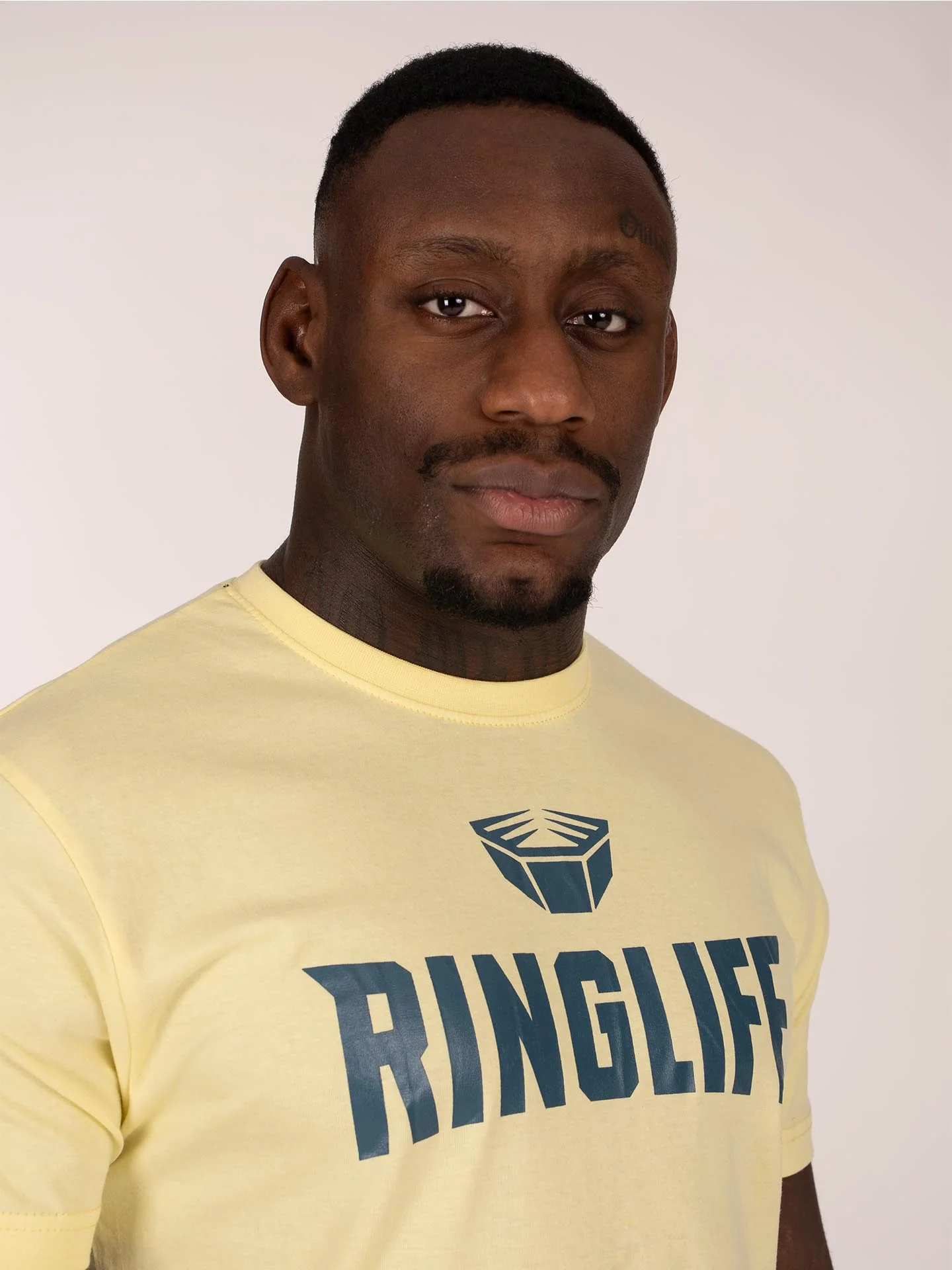 RINGLIFE T-Shirt, Logo 2.0, chardonnay-navy - Image 3