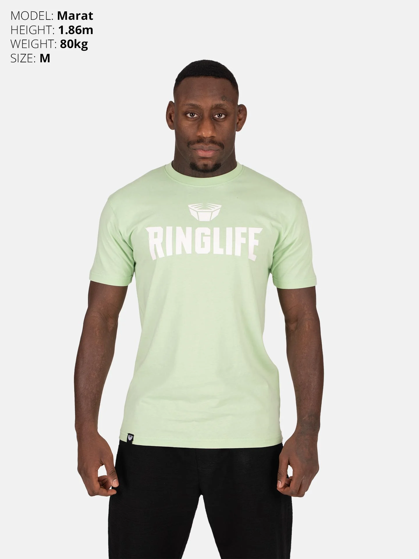 RINGLIFE T-Shirt, Logo 2.0, mint-weiß - Image 3