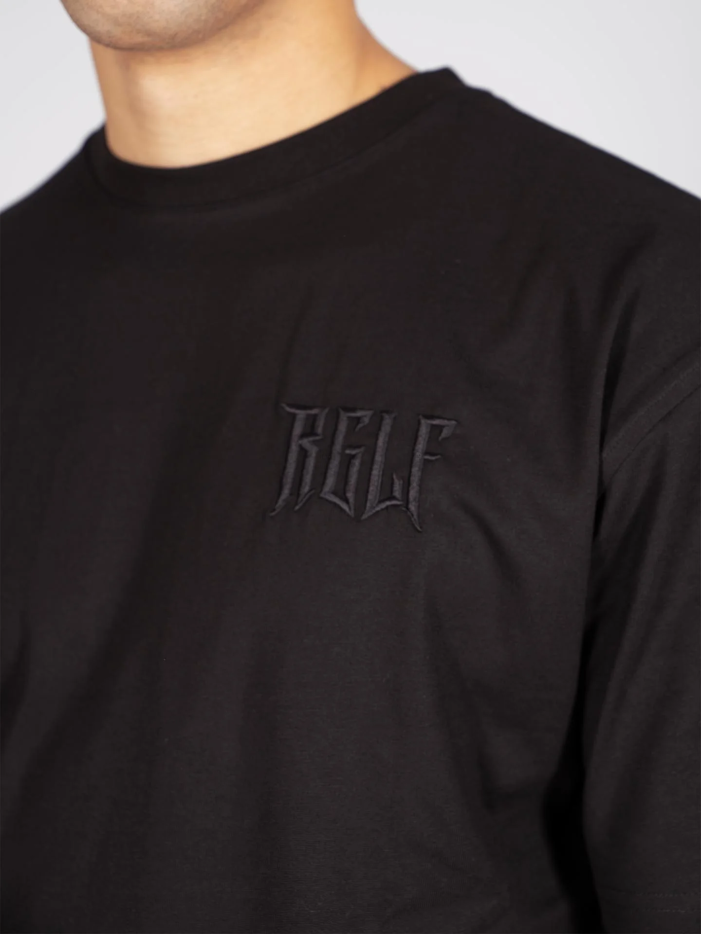 RINGLIFE T-Shirt Oversized, RGLF Tattoo, schwarz-matt - Image 10