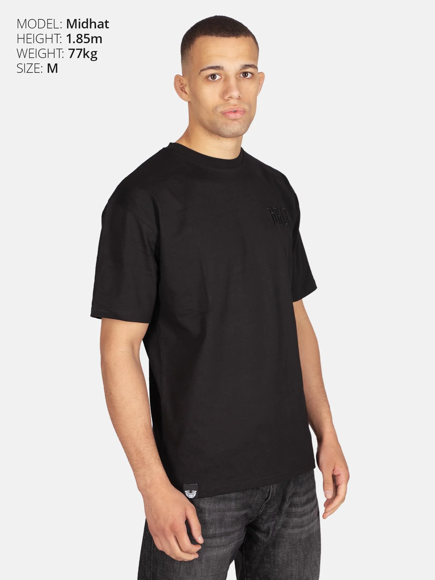 RINGLIFE T-Shirt Oversized, RGLF Tattoo, schwarz-matt - Image 4