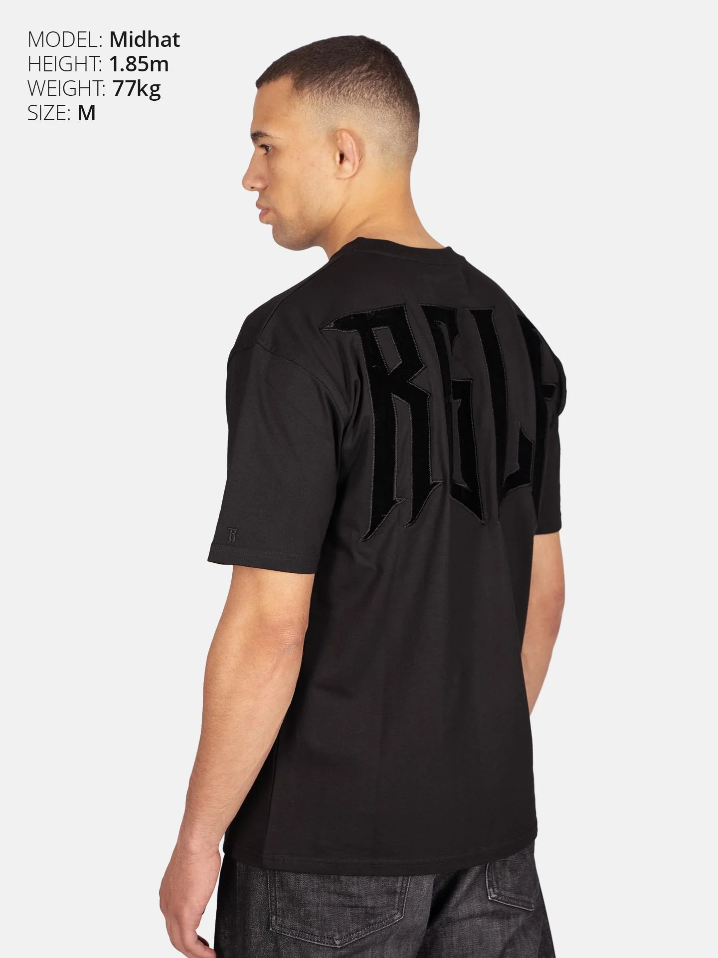 RINGLIFE T-Shirt Oversized, RGLF Tattoo, schwarz-matt - Image 6